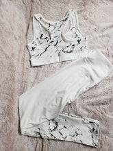 Load image into Gallery viewer, White Marble legging set

