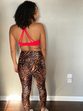 Cargar imagen en el visor de la galería, 2pc Fierce Animal Brazilian legging and top &quot;scrunch booty&quot;
