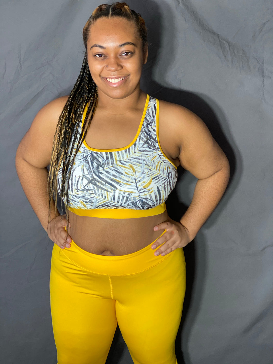 Yellow palm set